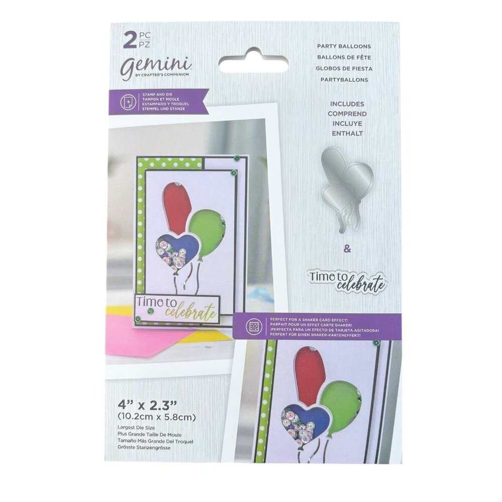 Gemini Crafter’s Companion Stamp Die Lot 4 Card Making Birthday Sets New - Picture 3 of 12